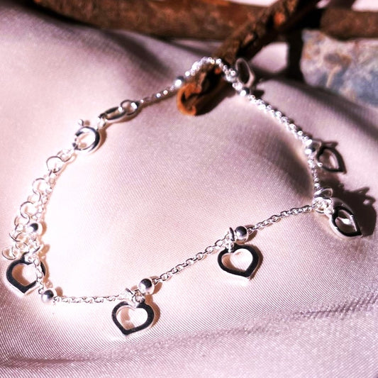 Pulseira Corações